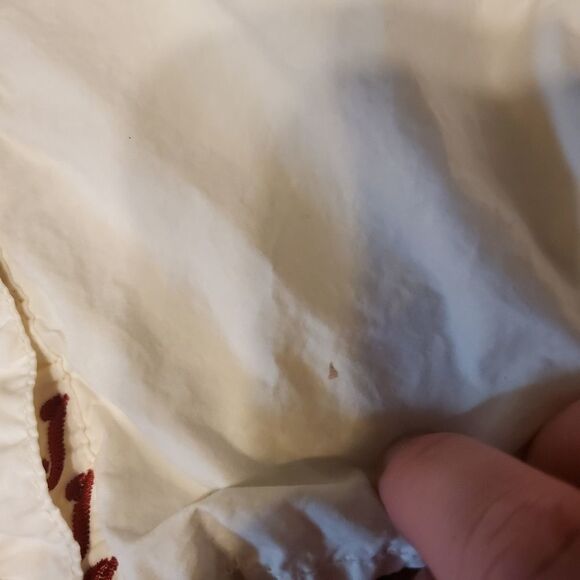 Johnny Was folk rose embroidered snap blouse - Picture 4 of 5